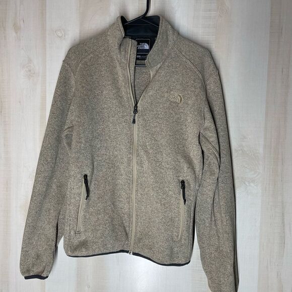 The North Face tan full zip jacket, size medium‎ - Picture 2 of 16